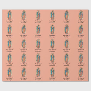 Our Lady of Guadalupe Miraculous Tilma Fine Art Wrapping Paper