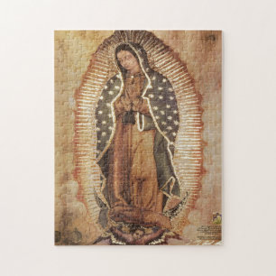 Our Lady Of Guadalupe Mother Mary Jigsaw Puzzle