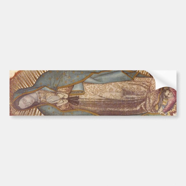 Our Lady of Guadalupe (Nuestra Señora) (Virgen) Bumper Sticker (Front)