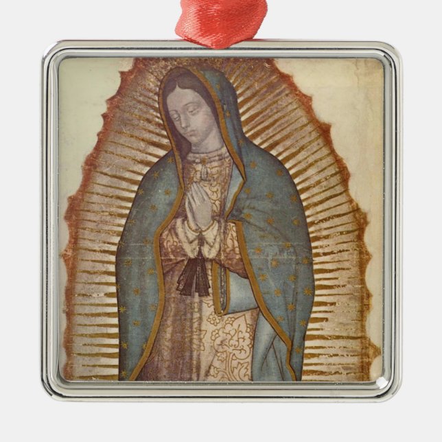 Our Lady of Guadalupe (Nuestra Señora) (Virgen) Metal Ornament (Front)