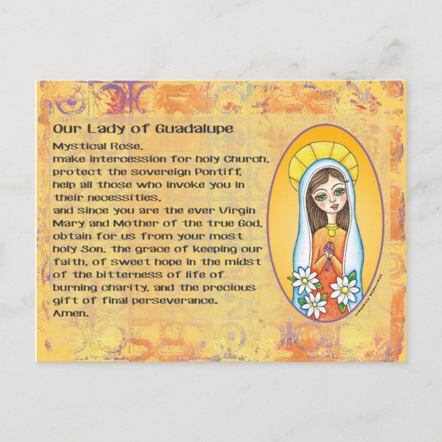 Our Lady of Guadalupe Postcard (Front)