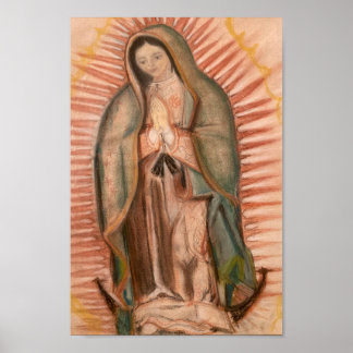 Our Lady of Guadalupe Poster Custom Design