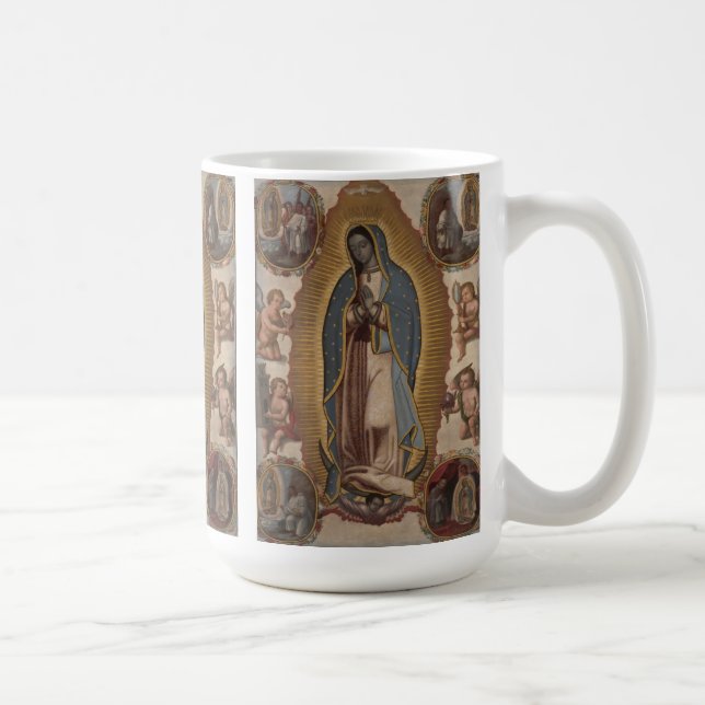 OUR LADY OF GUADALUPE PRAY FOR US COFFEE MUG (Right)