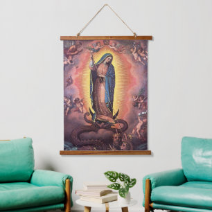 Our Lady of Guadalupe Rev12 Hanging Tapestry