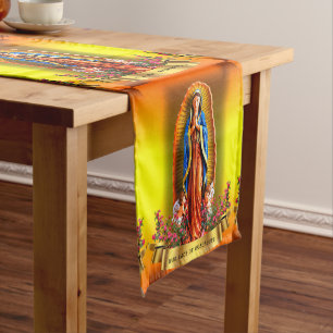 Our Lady of Guadalupe Short Table Runner