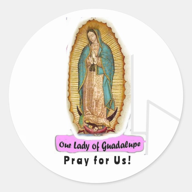 Our Lady of Guadalupe Sticker (Front)
