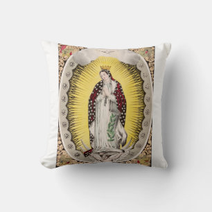 Our Lady of Guadalupe Throw Pillow