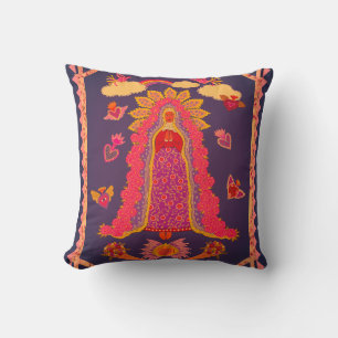 Our Lady of Guadalupe Throw Pillow