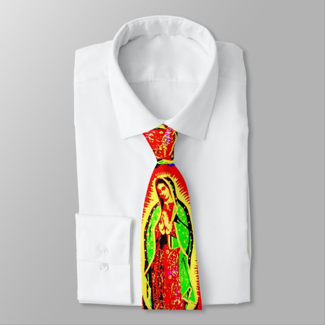 Our Lady of guadalupe Tie (Tied)