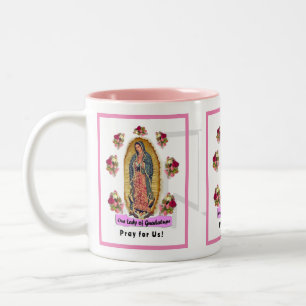 Our Lady of Guadalupe Two-Tone Coffee Mug