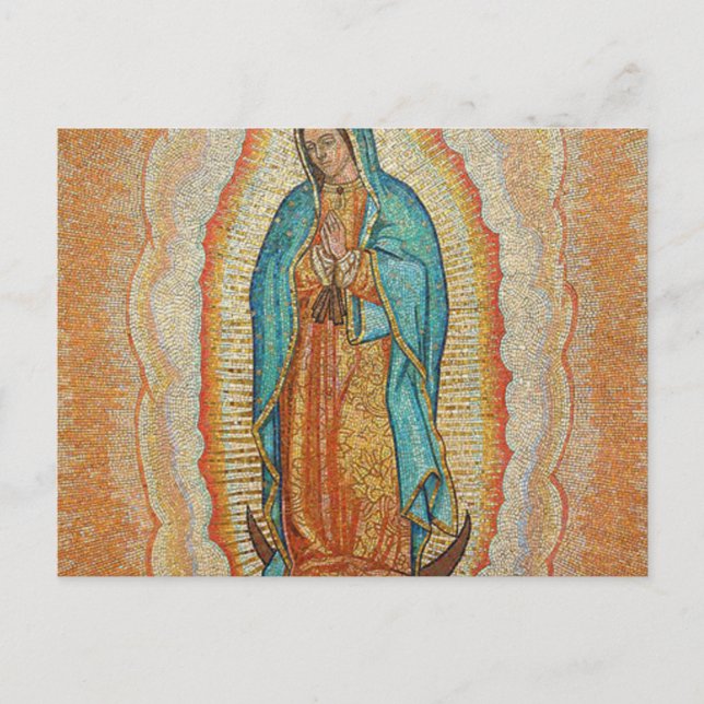 Our Lady Of Guadalupe Version Postcard (Front)