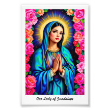 Our Lady of Guadalupe Vibrant Colours