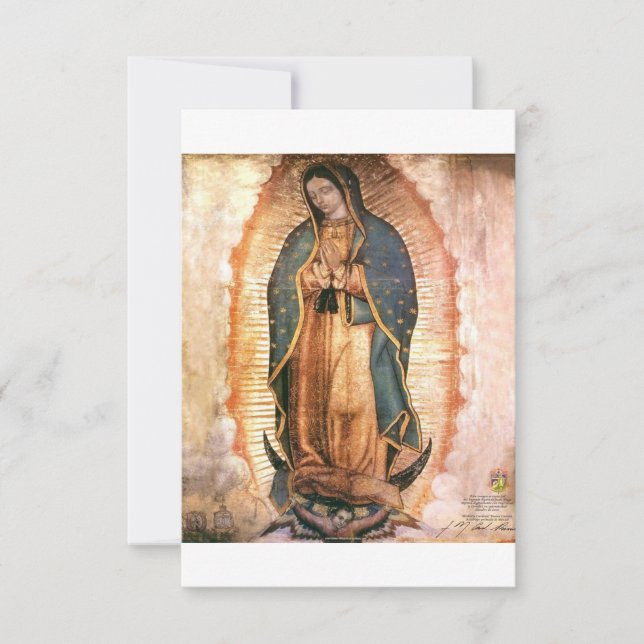 Our Lady Of Guadalupe Vintage Save The Date (Front)
