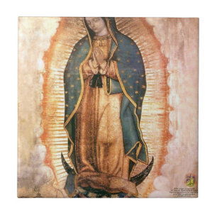 Our Lady Of Guadalupe Vintage Tile