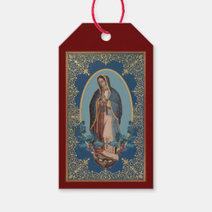 Our Lady of Guadalupe Virgin Mary Feliz Navidad Gift Tags