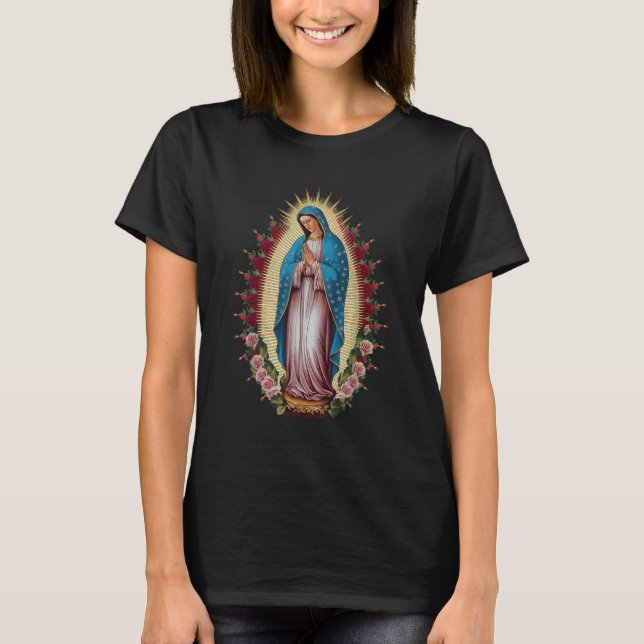 Our Lady Of Guadalupe Virgin Mary  T-Shirt (Front)