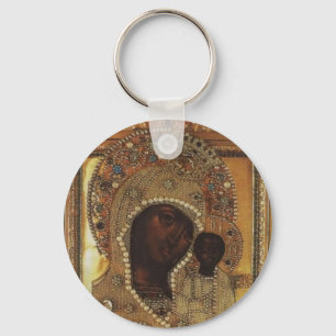 Our Lady of Kazan Keychain