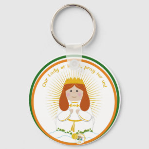 Our Lady of Knock Medal Keychain