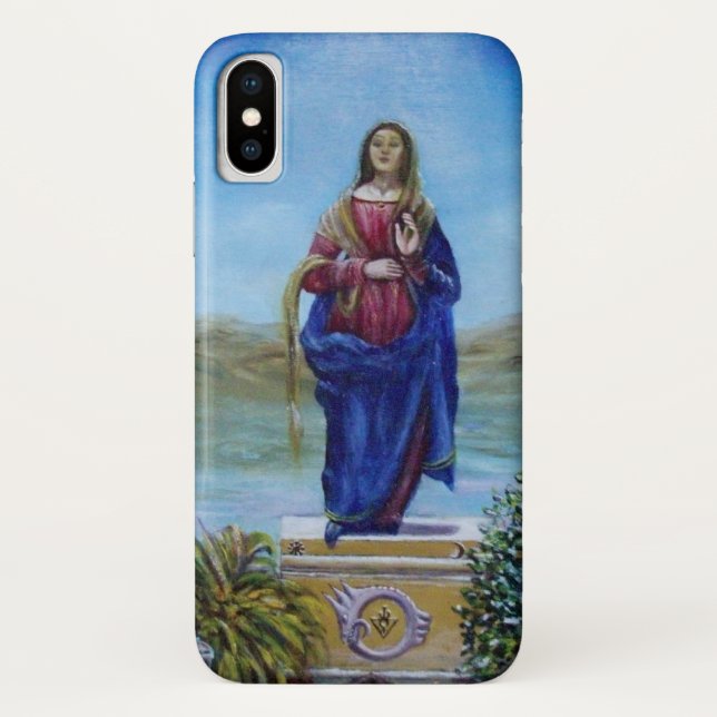 OUR LADY OF LIGHT Madonna of Immaculate Conception Case-Mate iPhone Case (Back)