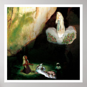 Our Lady of Lourde poster