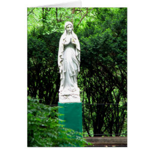 Our Lady Of Lourdes Blank Card