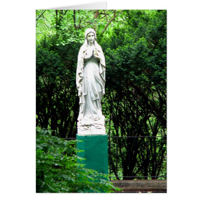 Our Lady Of Lourdes Blank Card (Front)