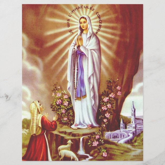 Our Lady of Lourdes Flyer (Front)