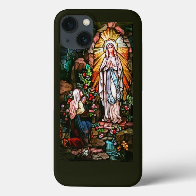 Our Lady of Lourdes iPhone / iPad case (Back)