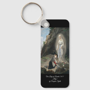 Our Lady of Lourdes Keychain