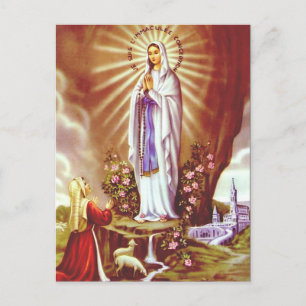 Our Lady of Lourdes Postcard