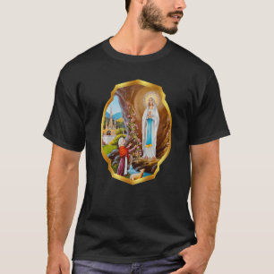 Our Lady of Lourdes St Bernadette Immaculate Mary T-Shirt
