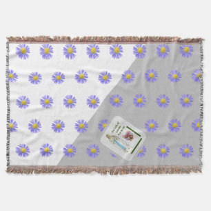 Our Lady of Lourdes Throw Blanket