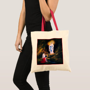 Our Lady of Lourdes Tote Bag