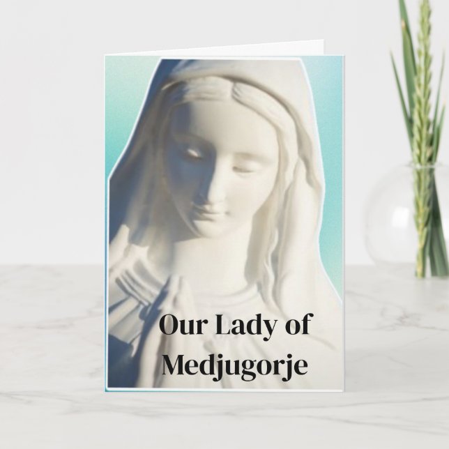 Our Lady of Medjugorje Card (Front)