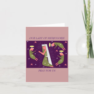 Our Lady Of Medjugorje Holiday Card