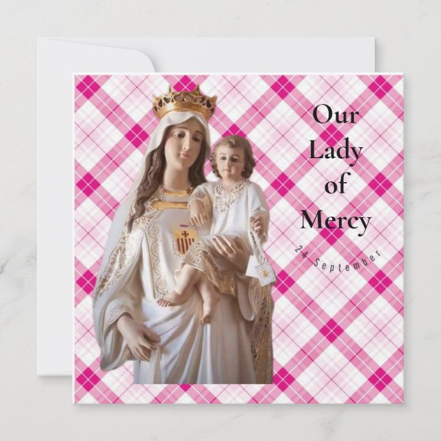 Our Lady of Mercy Card (Front)