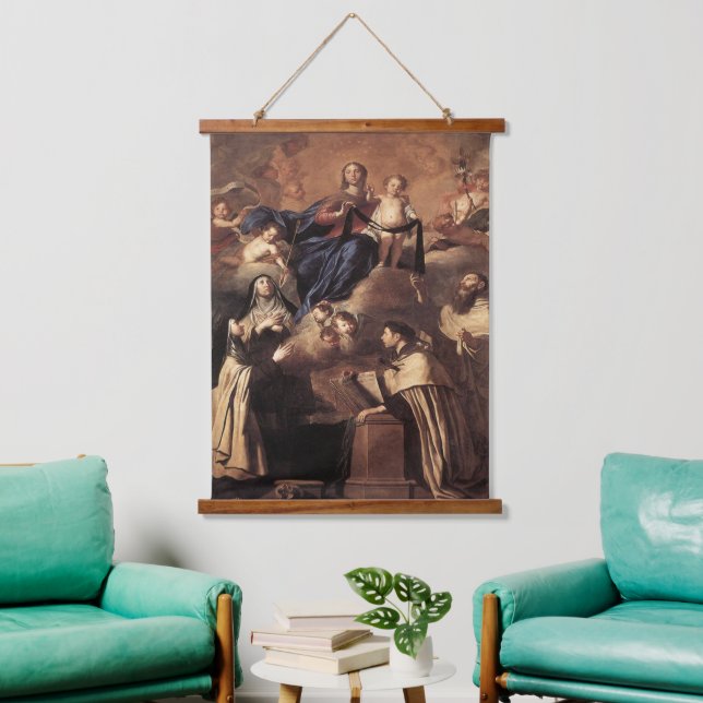 Our Lady of Mount Carmel 1641 Hanging Tapestry (Living Room)