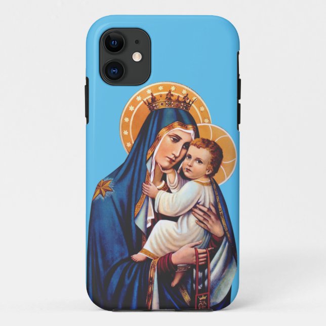 Our Lady of Mount Carmel Case-Mate iPhone Case (Back)