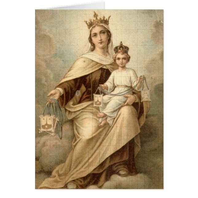 Our Lady of Mount Carmel Mass Offering Card (Front)