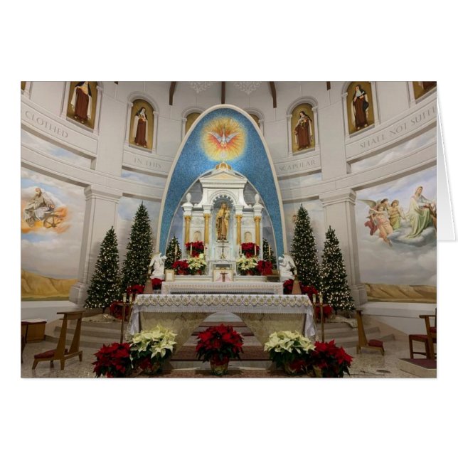 Our Lady of Mount Carmel Padre Pio Gemma Galgani (Front Horizontal)