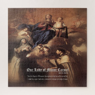 Our Lady of Mount Carmel Prayer Jigsaw Puzzle