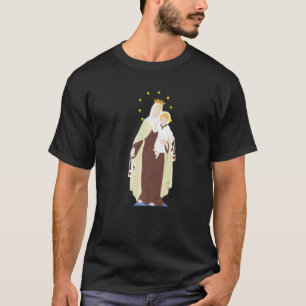 Our Lady Of Mount Carmel Scapular St Teresa Of Avi T-Shirt