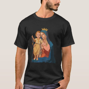 Our Lady Of Mount Carmel Scapular St Teresa Of Avi T-Shirt