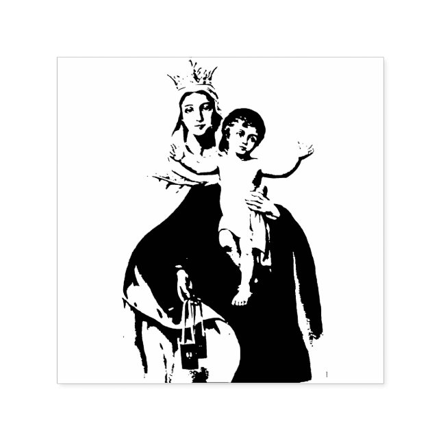 Our Lady of Mount Carmel  Self-inking Stamp (Design)