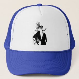 Our Lady of  Mount Carmel trucker hat