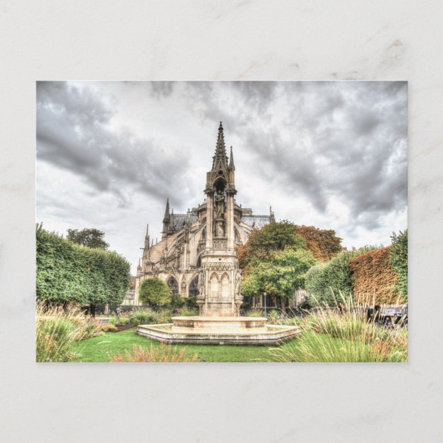 Our Lady of Paris  Notre Dame de Paris Postcard (Front)