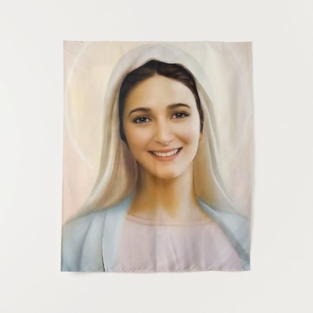 Our Lady of Peace, Mother of Peace, Queen of Peace Tapestry (Front)
