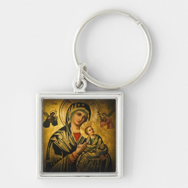Our Lady of Perpetual Help  Bracelet Keychain (Front)