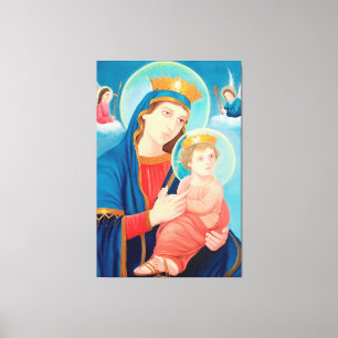 Our Lady of Perpetual Help Catholic Canvas Print