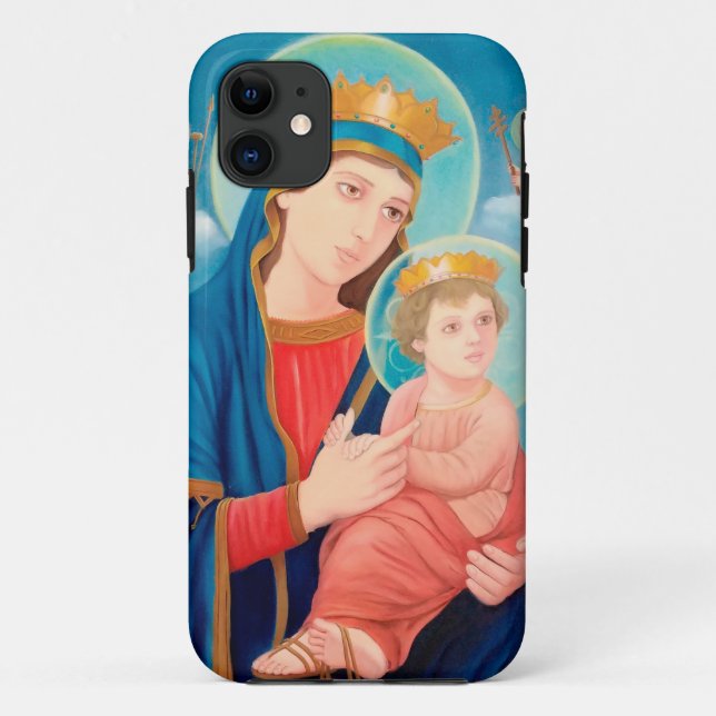 Our Lady of Perpetual Help Catholic Case-Mate iPhone Case (Back)